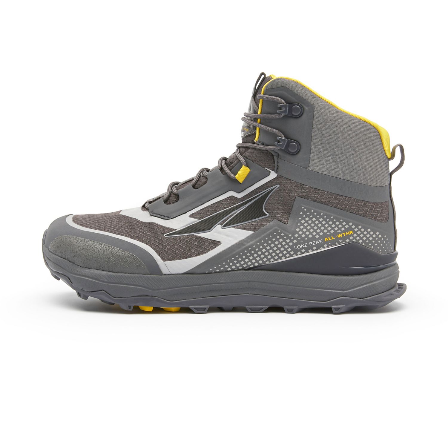 Botas Montaña Altra Lone Peak All-wthr Mid Hombre Gris Amarillo | Costa Rica-30265879